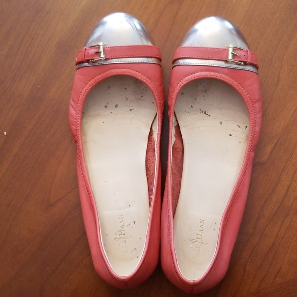 Gold tip Cole Haan shoes